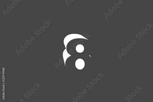 Illustration vector graphic of number eight 8. Good for icon or logo