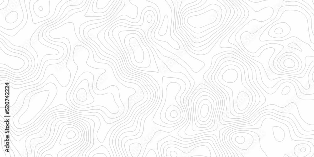 Topographic map lines, contour background, Vector contour topographic map background. Topography and geography map grid abstract backdrop, Luxury black abstract line art.