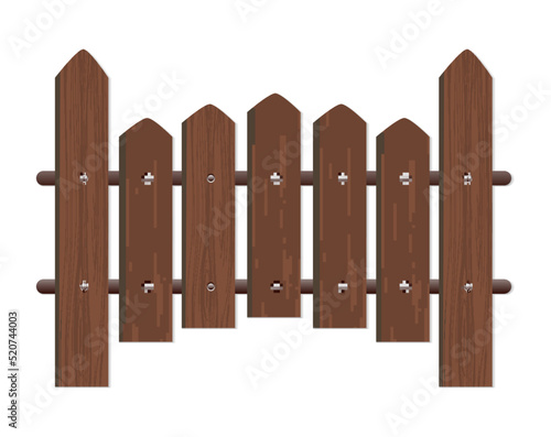 
set cartoon farm village vintage brown gates. 

illustration collection timbers barriers. railing 

vintage home door entrance 
