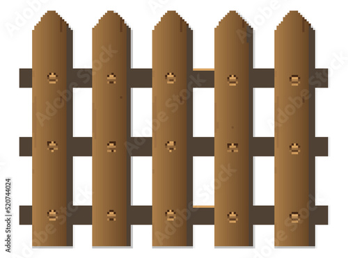 
set cartoon farm village vintage brown gates. 

illustration collection timbers barriers. railing 

vintage home door entrance 
