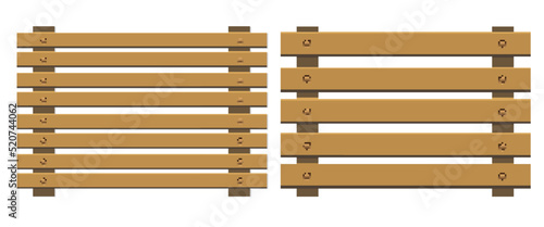 
set cartoon farm village vintage brown gates. 

illustration collection timbers barriers. railing 

vintage home door entrance 
