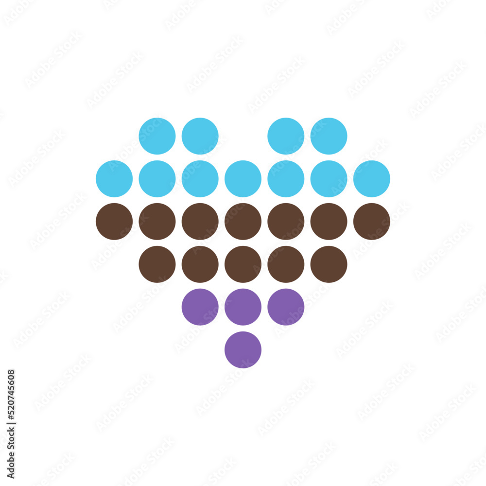 Symbol heart with flag lgbt pride Symbol heart with flag lgbt pride