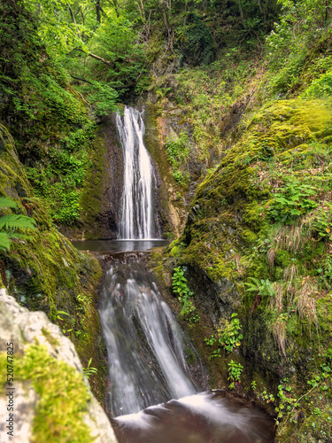 taul verde or virgin mary (fecioara maria) waterfall , cerna valley
