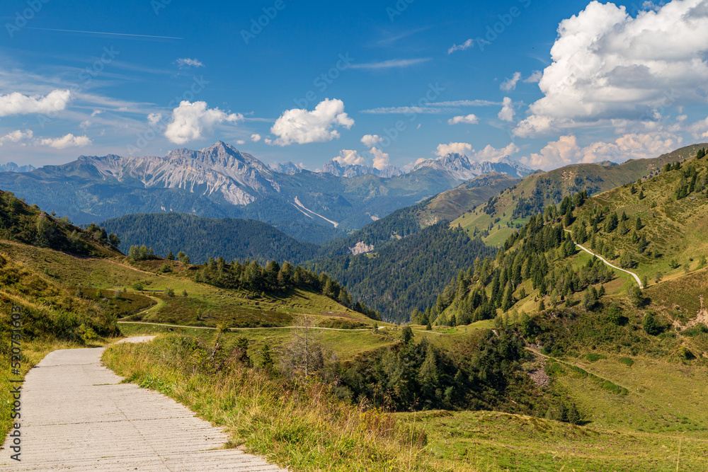 September is the best month for trekking in the beautiful Carnic Alps, Friuli-Venezia Giulia, Italy