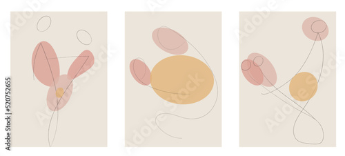 Happy family in continuous line art drawing style. family history, pregnant woman, newborn baby, palms of mom, dad, baby on white isolated background. Vector illustration.