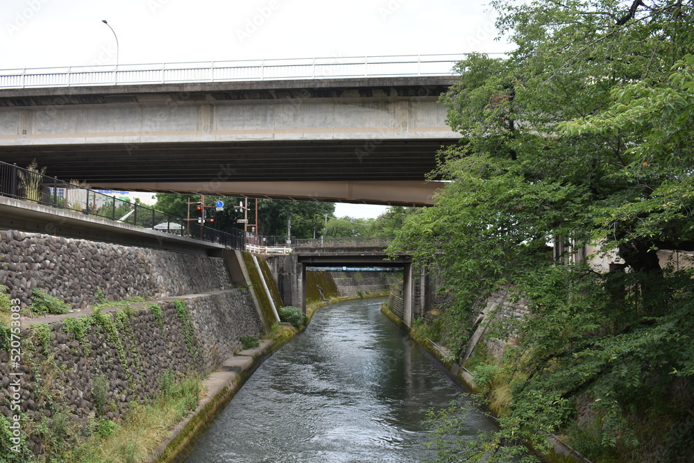 日本の前橋市 前橋公園の風景 日本の前橋市 前橋公園の風景