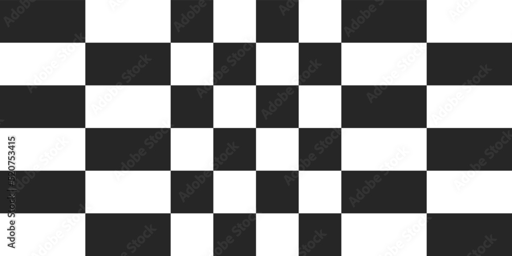 Fototapeta premium Decor design of checkered alternating cells. Checkerboard print design seamless and tiled.