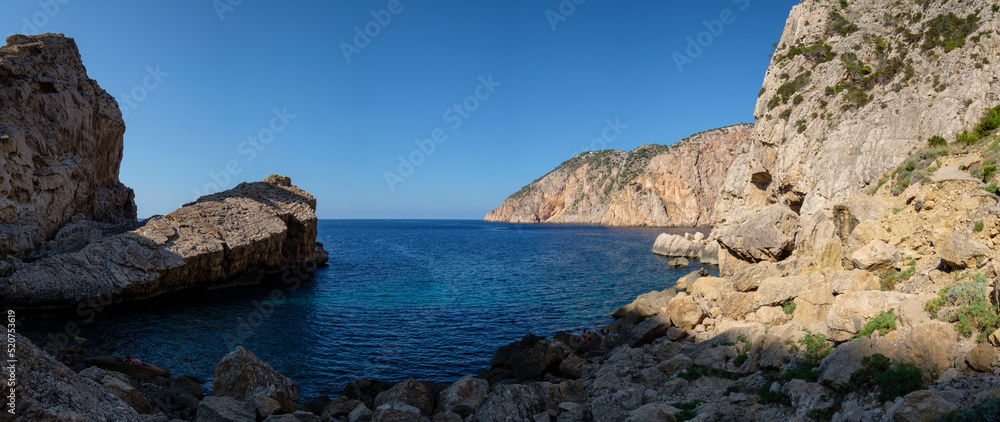 S`Aguila y punta de sa Creu, municipio de San Juan de Labritja, Ibiza, balearic islands, Spain