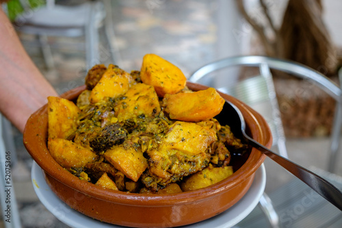 Fototapeta Naklejka Na Ścianę i Meble -  Sofrit Pagès, Restaurante Ses Arcades, Sant Joan de Labritja, Ibiza, balearic islands, Spain