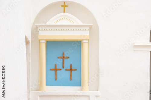 iglesia de San Miguel,  Puig de Missa,siglo XIV, Sant Miquel de Balansat, municipio ibicenco de San Juan de Labritja,Ibiza, balearic islands, Spain photo