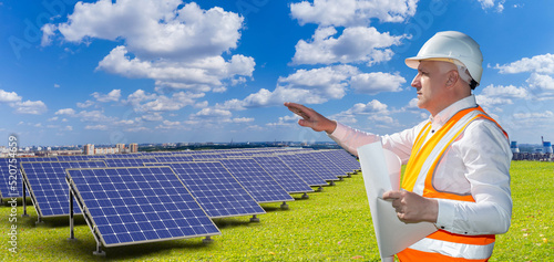 Construction solar power pl...
