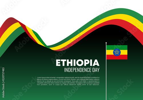 Ethiopia independence day background for national celebration May 28.