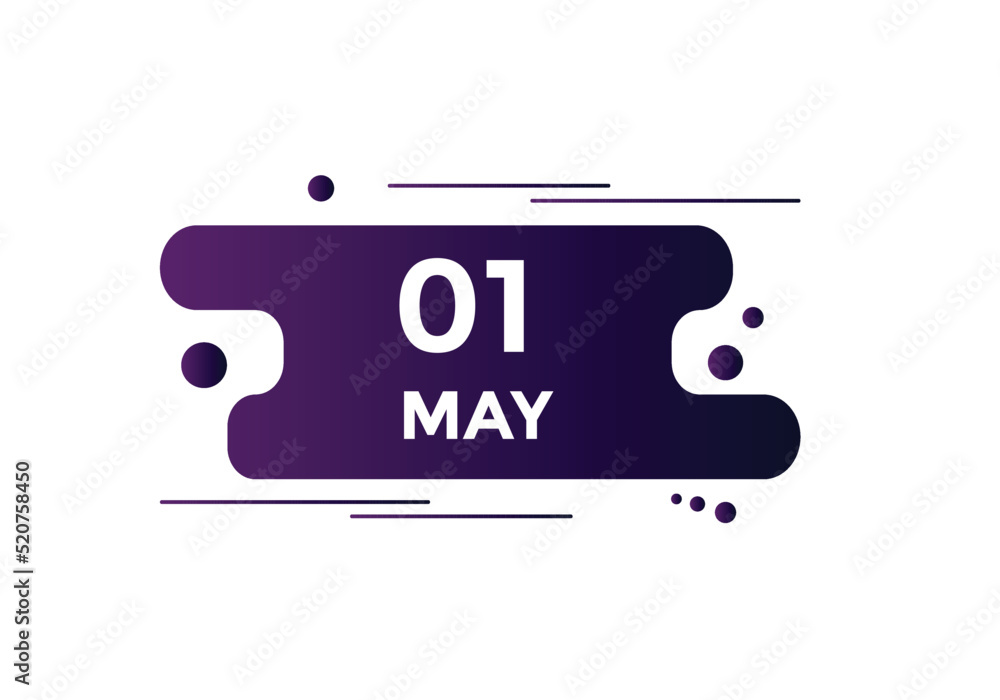 may 1 calendar reminder. 1th may daily calendar icon template. Vector illustration
may 1 calendar reminder. 1th may daily calendar icon template. Vector illustration