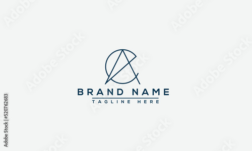 Logo design letter AC . Elegant modern. Vector template.