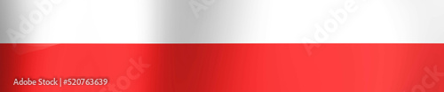 Flaga polski baner photo