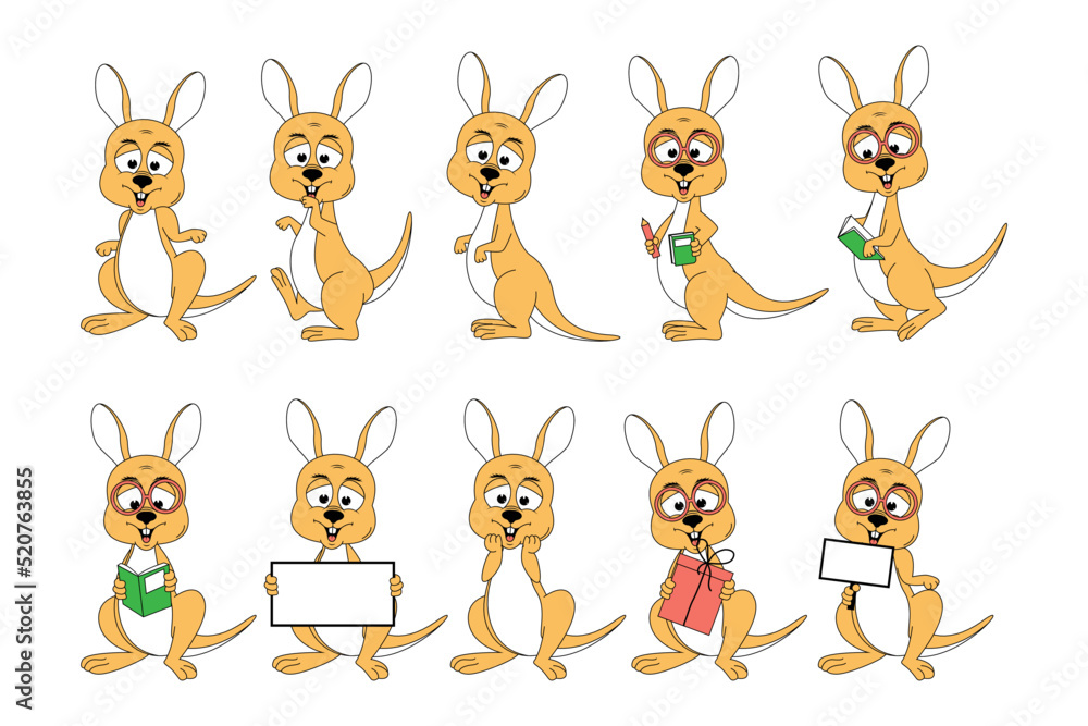 cute kangaroo animal cartoon graphic cute kangaroo animal cartoon graphic