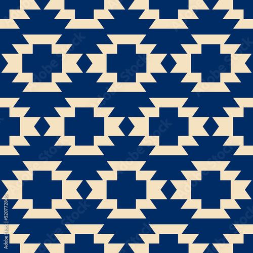 Tribal southwestern native american navajo seamless pattern photo
