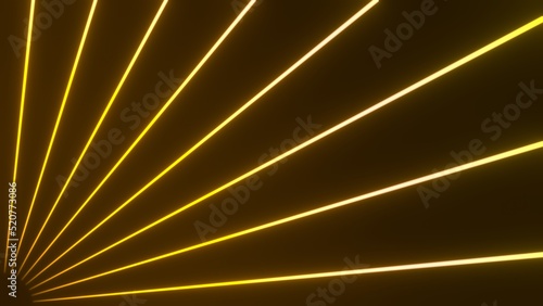 Fototapeta Naklejka Na Ścianę i Meble -  Strahlen - Loop - gold gelb Linien Sunburst Lines