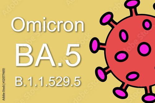Omicron variant BA.5. Dramatic increase in disease with new predominant variant of Covid-19. 