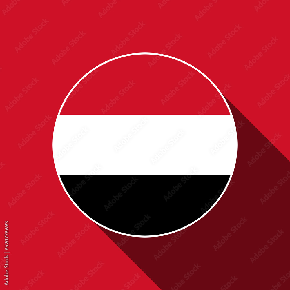 Country Yemen. Yemen flag. Vector illustration. Country Yemen. Yemen flag. Vector illustration.
