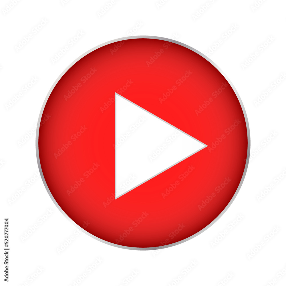 Button play. Player concept button. Vector design. Button play. Player concept button. Vector design.