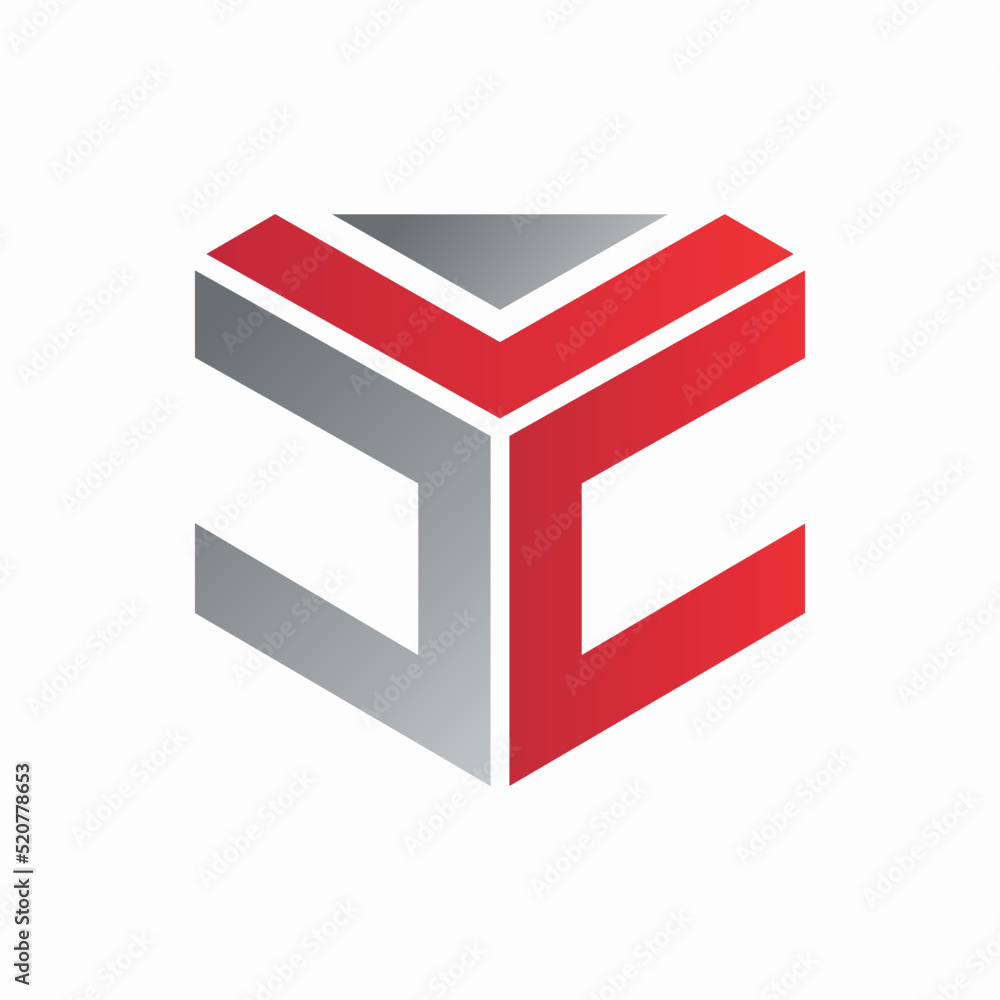 Sharp Line Logo Design Consisting of Letters D and C Sharp Line Logo Design Consisting of Letters D and C