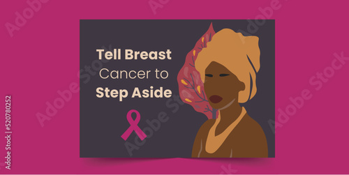 Tell Breast Cancer to Step Aside - Breast Cancer Card for African Women