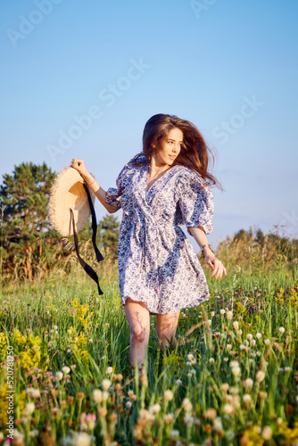 girl in the field