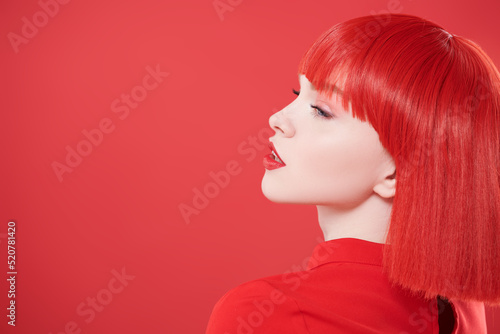 girl with red hair