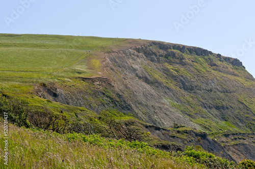 View from the South West Coast Path near Kimmeridge Bay, Dorset, England