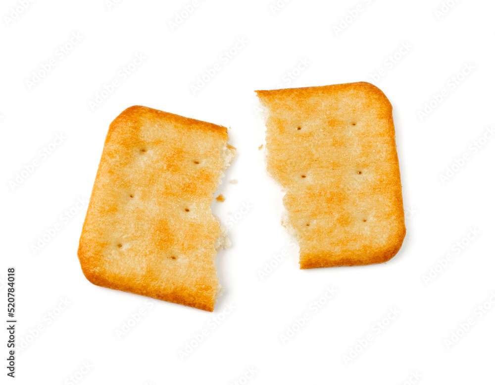 Crackers or biscuits. Cookies isolated Crackers or biscuits. Cookies isolated