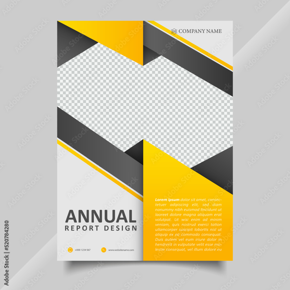 Corporate bussiness annual report flyer template design Corporate bussiness annual report flyer template design