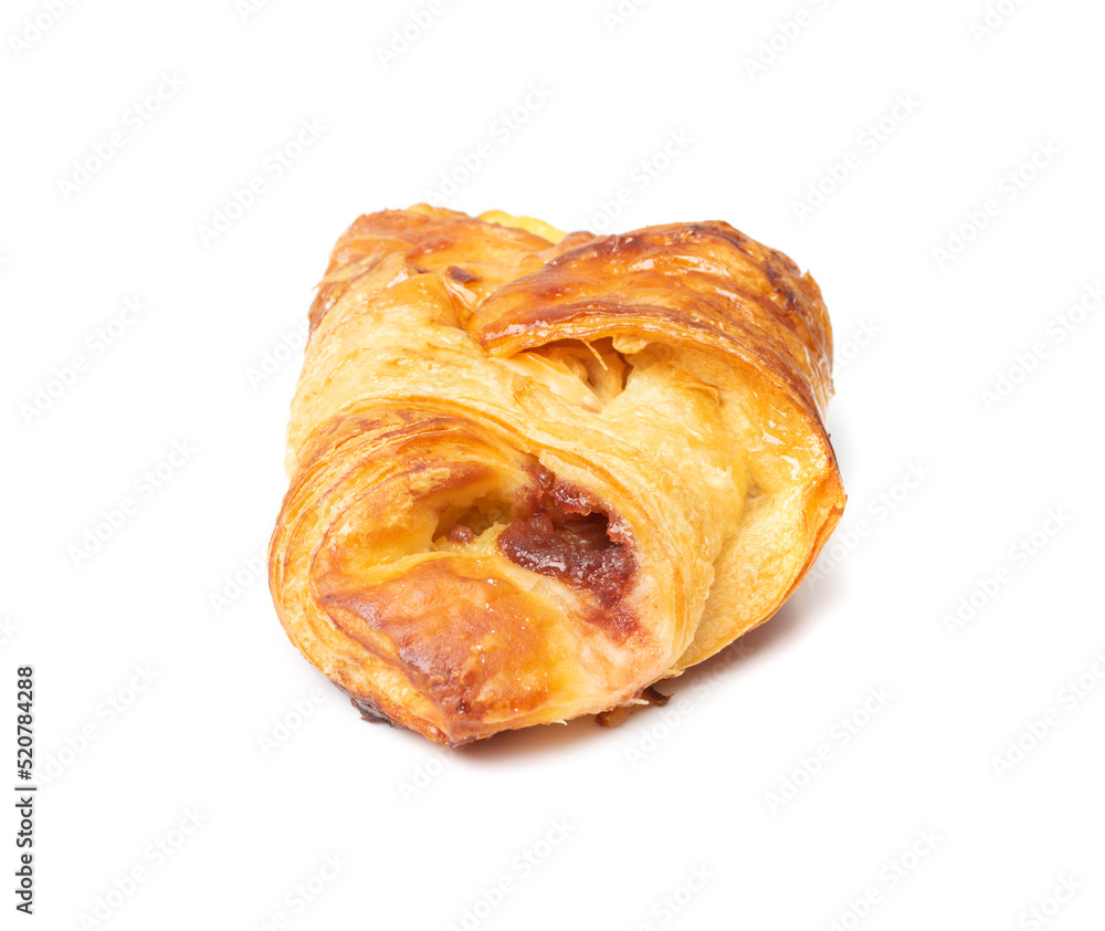 Fototapeta premium Single French Butter Croissant