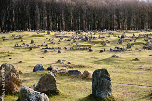 ancient Viking graveyard of Lindholm Hoje