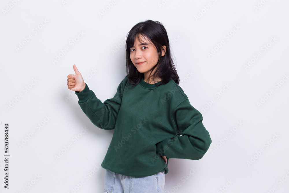 young asian beautiful woman with ok sign gesture tumb up isolated on white background
young asian beautiful woman with ok sign gesture tumb up isolated on white background