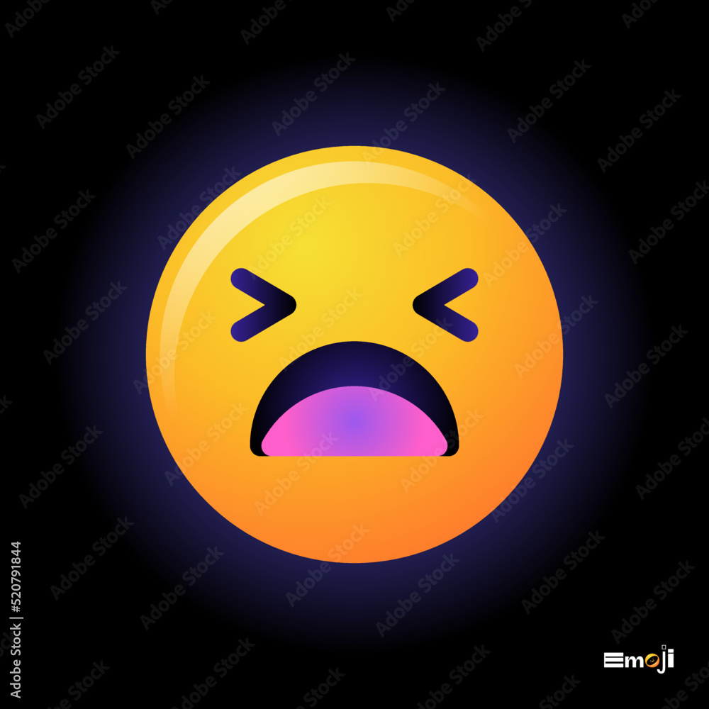 Cute round Emoticon. Yellow Emoji faces emoticon smile, digital smiley expression emotion feelings, chat cartoon emotes. Vector illustration icon Cute round Emoticon. Yellow Emoji faces emoticon smile, digital smiley expression emotion feelings, chat cartoon emotes. Vector illustration icon