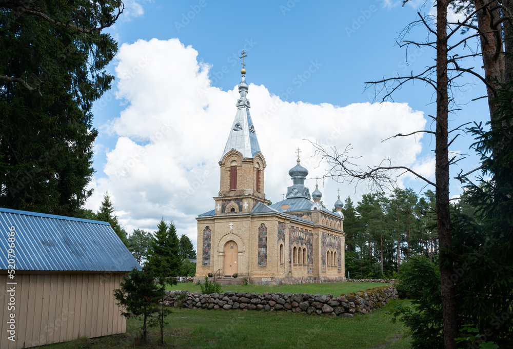 Fototapeta premium church in hiiumaa, estonia, europe