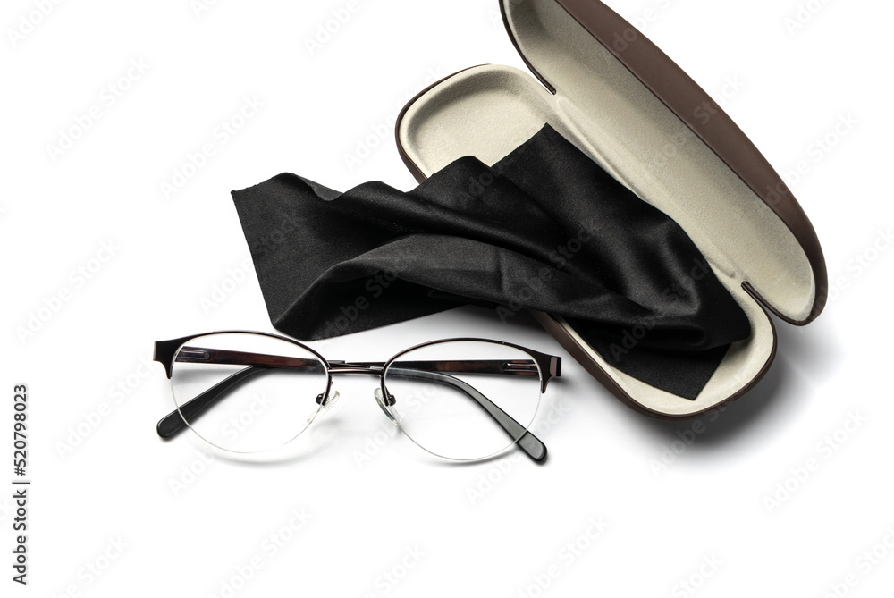 Glasses Rag Isolated Glasses Rag Isolated