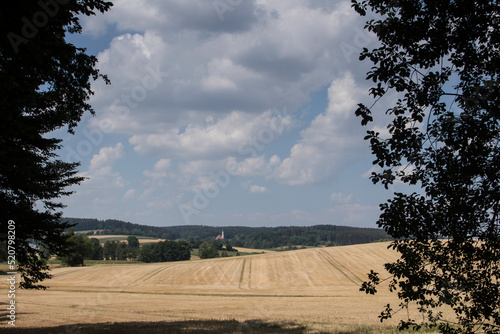 sommerliche Landschaft in Bayern photo