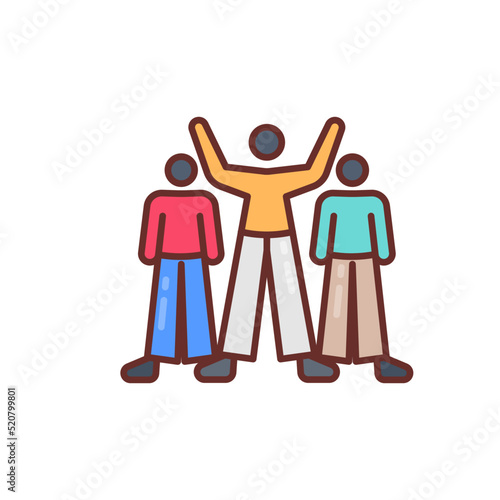 Superior icon in vector. Logotype