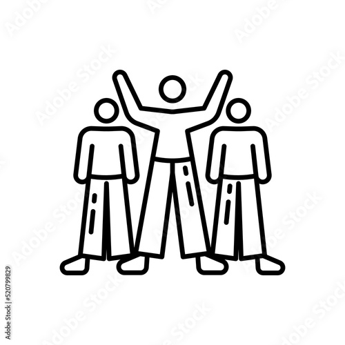 Superior icon in vector. Logotype