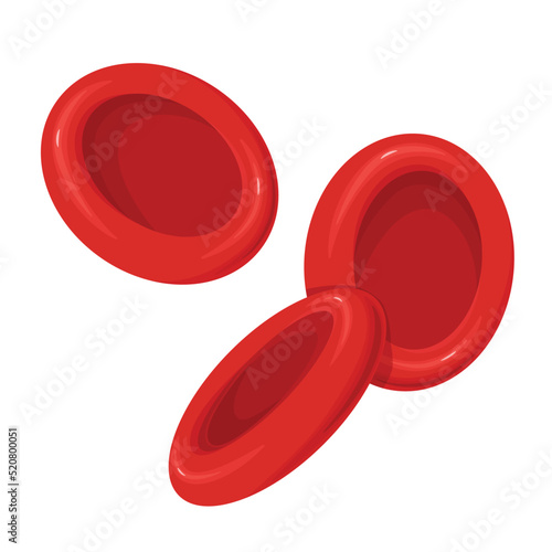 Hemoglobin. Flowing red blood cells, erythrocyte. Health care concept.