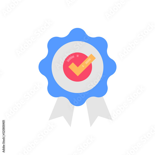 Verified icon in vector. Logotype