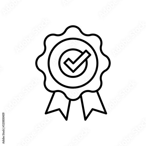 Verified icon in vector. Logotype