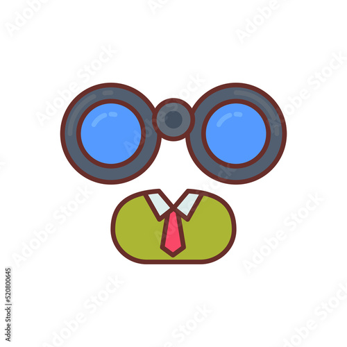 Business Forecasting icon in vector. Logotype