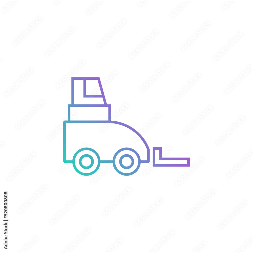 forklift vector for website symbol icon presentation