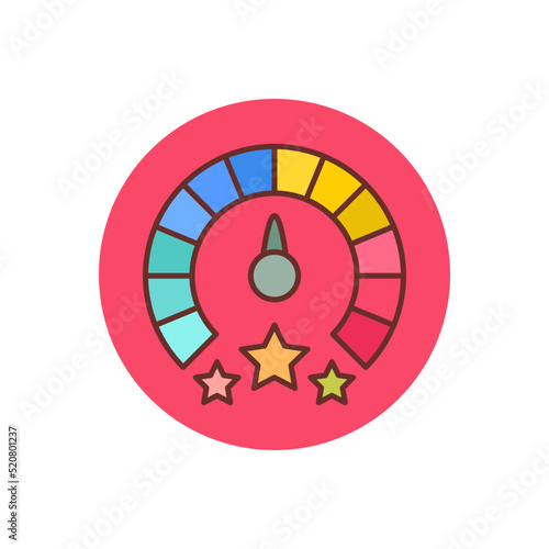 Performance icon in vector. Logotype