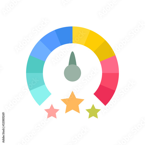 Performance icon in vector. Logotype