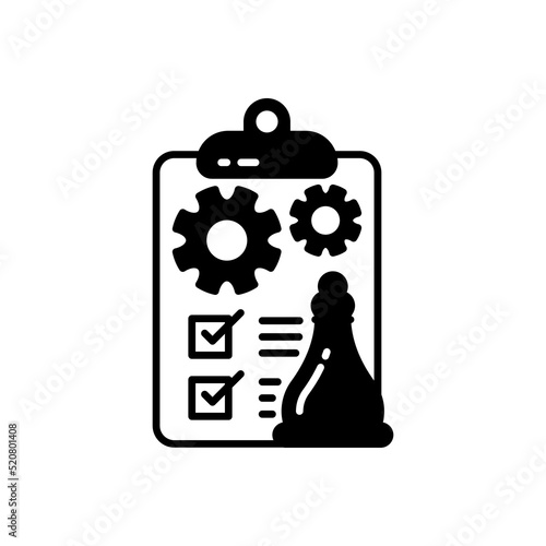 Management Strategy icon in vector. Logotype