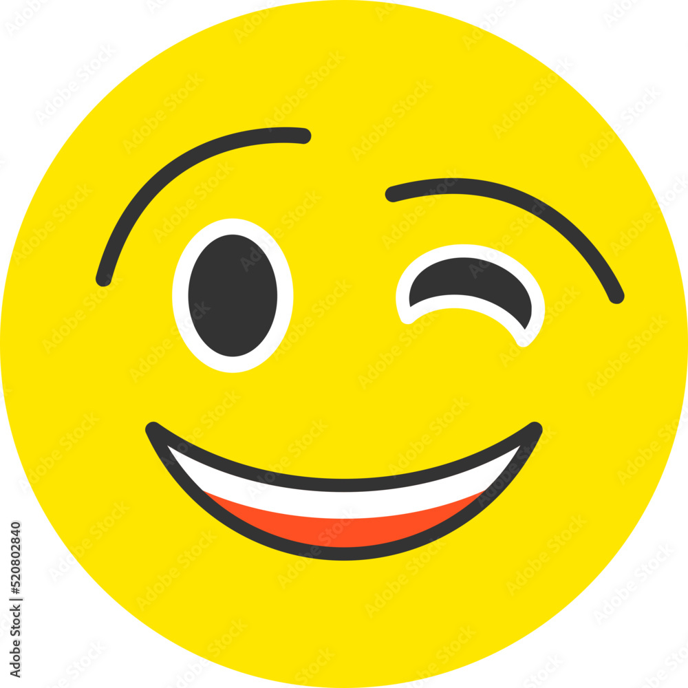 Winking Face Icon Winking Face Icon
